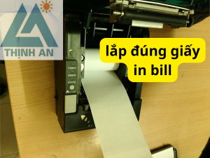 lắp đúng giấy in bill