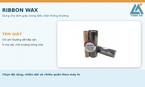 Mực In Mã Vạch Ribbon Wax, Wax/Resin Và Resin – Nên Chọn Loại Nào Cho Tem Nhãn?